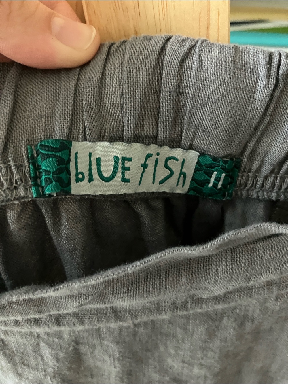 Blue Fish Boho Barclay Fusion Pant Skirt with Multicolor Hand Painted Design - Picture 3 of 13